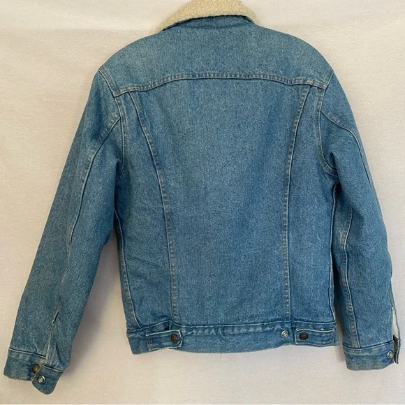 Vintage 70’s Levi’s Sherpa Denim Trucker Jacket - Picture 2 of 16
